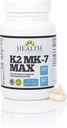 Health As It Ought To Be Vitamin K2 MK7 MAX Extra Strength 300mcg Supplemeny | Soy Free, Proven Bioavailability & Safety | 60 Capsules 2
