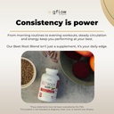 Beet Root Capsules Organic - All Natural with Vitamin C and Zinc - Supports Heart Health & Stamina, Non-GMO, 180 Vegetarian Capsules | Made in USA 6