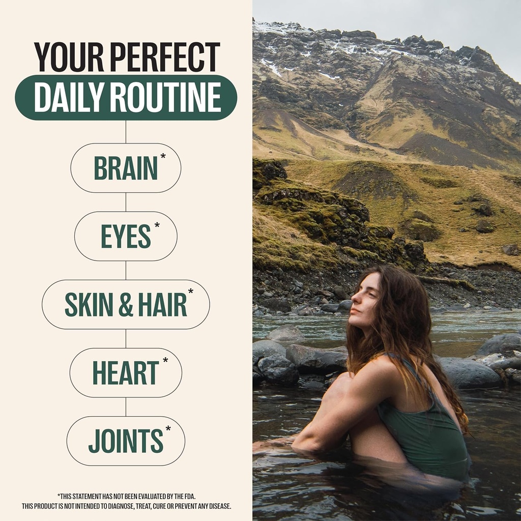 Orlo Omega 3 – Vegan Omega-3 Supplement (EPA & DHA) – Extra Strength Fish Oil & Krill Alternative from Algae Oil (120 Mini Burpless Softgels Kit) 4