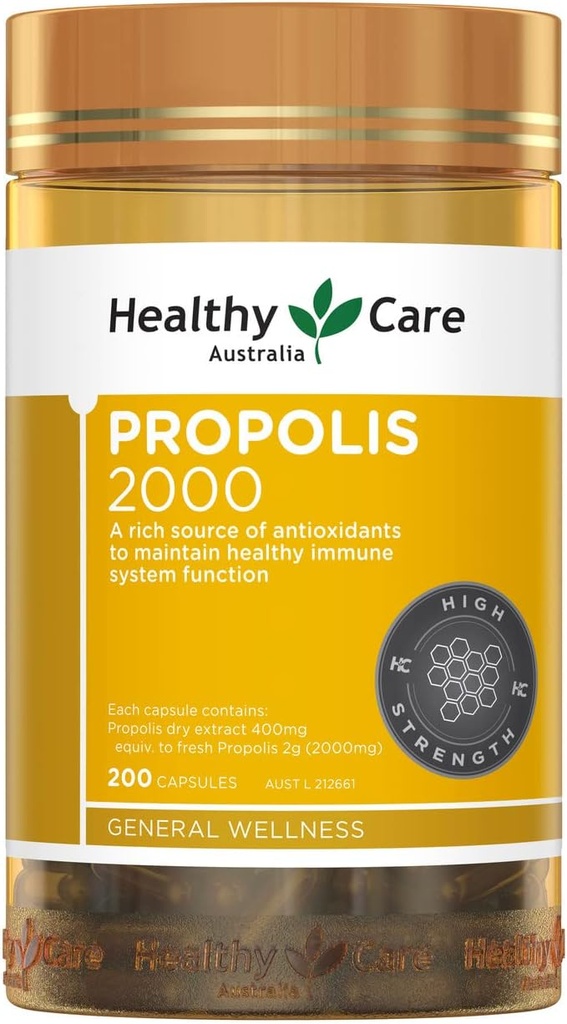 Healthy Care Propolis 2000mg 200 Capsules 2