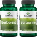 Swanson Berberine - Standardized 97% Berberine HCl- 400mg Each - 60 Capsules 3 Bottles 6