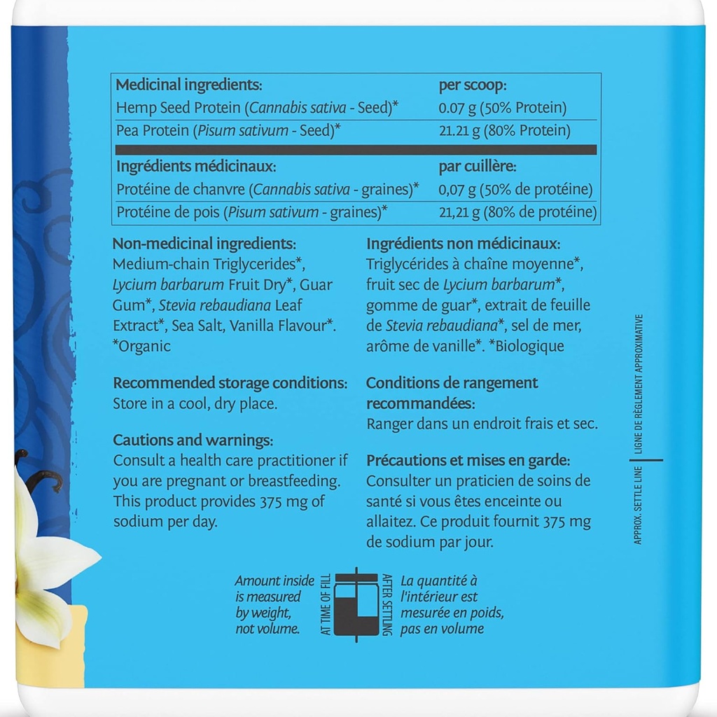 Sunwarrior - Warrior Blend, Plant Based, Raw Vegan Protein Powder with Peas & Hemp, Vanilla, 15 Servings, 13.2 Ounce 3