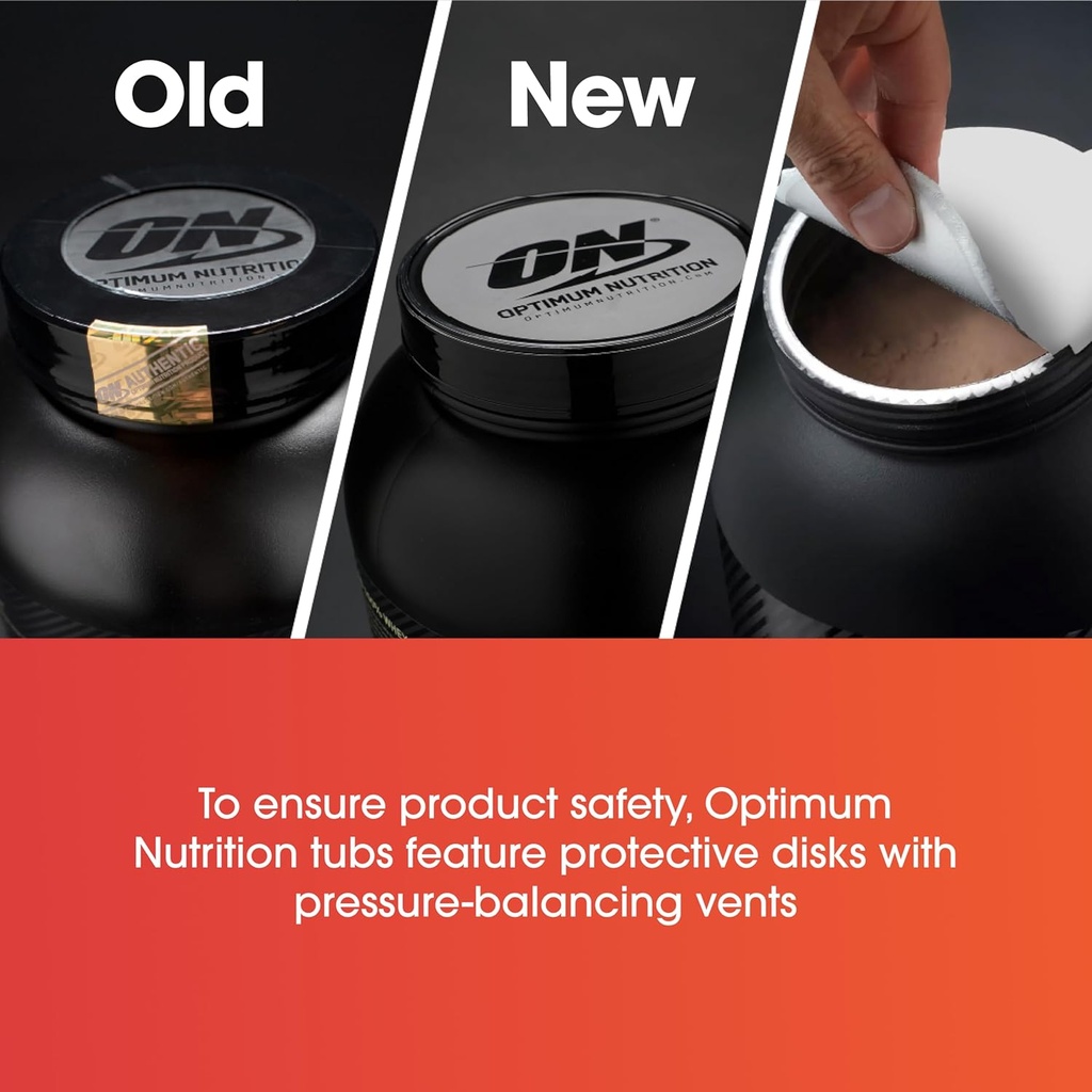 Optimum Nutrition Gold Standard 100% Whey Protein Powder, Vanilla Ice Cream, 5 Pound (Packaging May Vary) 5