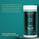 Iwi Omega-3 Minis & Brain Omega-3 Bundle, 30 Servings, Vegan Plant-Based Algae Omega 3 with EPA + DHA, Krill & Fish Oil Alternative, No Fishy Aftertaste 6