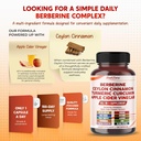 Berberine Cinnamon Apple Cider Vinegar Turmeric - Overall Wellness Support- Made in USA 5