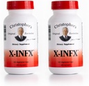 Christopher's Original Formulas X-INFX Formula, Natural Immune Support, 2 Pack, 100 Caps Each 2