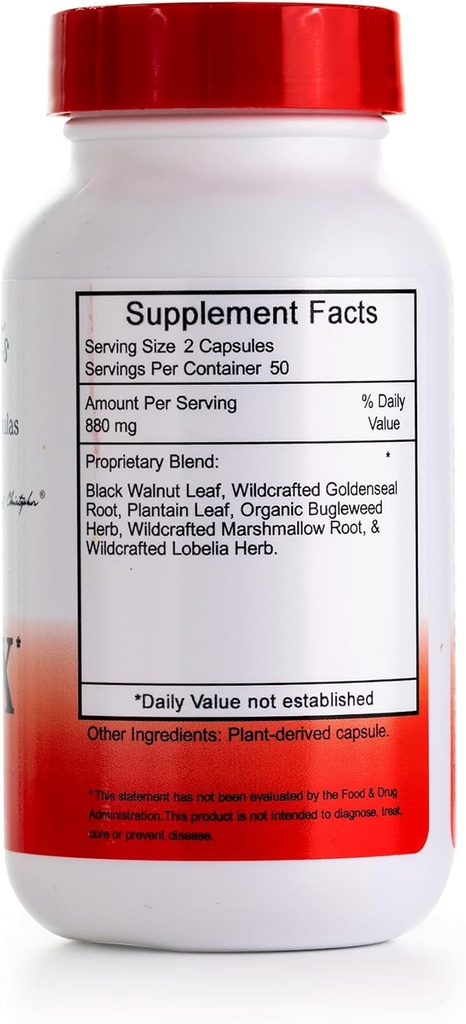 Christopher's Original Formulas X-INFX Formula, Natural Immune Support, 2 Pack, 100 Caps Each 3