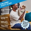 Omega 3 Fish Oil & Multivitamin Max Strength Bundle: Wild Caught Omega 3 Supplement & 15-in-1 Dog Vitamins for Skin, Coat, and Health (32oz) 3