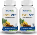Natural Cure Labs Level Off Anti Spike Formula Glucose Supplement – Capsules for Metabolic Health, Helps Moderate Glucose Spikes, Vegan, Non-GMO, Gluten Free (240 Count (Pack of 2)) 2