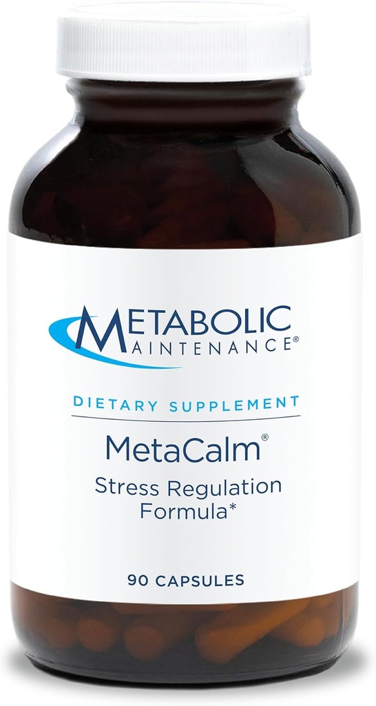 Metabolic Maintenance MetaCalm - GABA L-Theanine Supplement for Calm, Sleep, and Stress Support, Vitamin B6, Active Folate, Magnesium & 5-HTP Complex for Adults, Men and Women - 90 Capsules 2