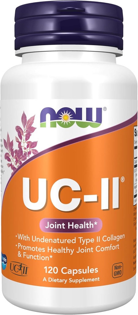 NOW Supplements, UC-II Type II Collagen, 120 Veg Capsules 2