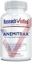 Research Verified Anemia Support - Replenish Iron, Regulate Hemoglobin, Improve Energy - Iron, Vitamin C, Vitamin A, B12, Folate, BioPerine - 60 Capsules - Vegan 2
