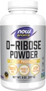NOW Foods Sports Nutrition, D-Ribose Powder 5,000 mg, Certified Non-GMO, Energy Production*, 8-Ounce 2