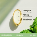 Vegan Omega 3 60 Softgels & 180 Softgels Bundle - Plant Based DHA & EPA Fatty Acids - Carrageenan Free, Alternative to Fish Oil, Supports Heart, Brain, Joint Health - Sustainably Sourced Algae 5