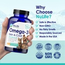 Omega 3 Fish Oil for Small Dogs & Cats - Pet Fish Oil Supplement with DHA & EPA Fatty Acids for Healthy Skin and Coat - Improves Shedding & Relieves Dry, Itchy Skin - 500mg - 120 Capsules 6
