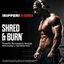 JNX SPORTS The Ripper! Shredding Thermogenic Fat Burner - Blood Orange 30 Servings | Advanced Fast Acting Thermogenic Pre-Workout, Appetite Suppressant, Extreme Energy for Men & Women 6