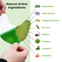 Wellnee Original Herbal Knee Patch - Wellknee Plaster for Knee Support & Muscle Pain - Maximum Strength for a Temporary Relief - Adhesive Heat Patches Made with Natural Herbs for Wellness (10 Pads) 5