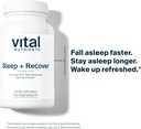 Vital Nutrients Sleep + Recover - Vegan Supplement - Sleep Support - Melatonin, Ashwagandha & L-Theanine - Gluten, Dairy & Soy Free - 90 Capsules 4
