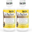 Vital Earth Minerals Cal-Mag Liquid – Calcium Magnesium Supplement with Vitamin D3, K2, Boron, and Fulvic Acid for Faster Absorption, 32 Oz Ea + 1 Oz Cup 2