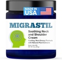 Basic Vigor Migrastil Soothing Neck & Shoulder Cream - Fast-Acting & Powerful - Non-Greasy Topical Cream (4 oz.) Made in The USA 2