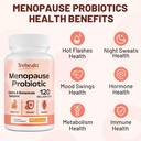 Menopause supplements for women, 120 Billion CFU Probiotic, 13-in-1 Herbs & Botanicals Complex, for Hormone Menopause, Hot Flashes, Night Sweats, Mood Swings, Sleep Disturbances, Vegan, 120 Caps 4