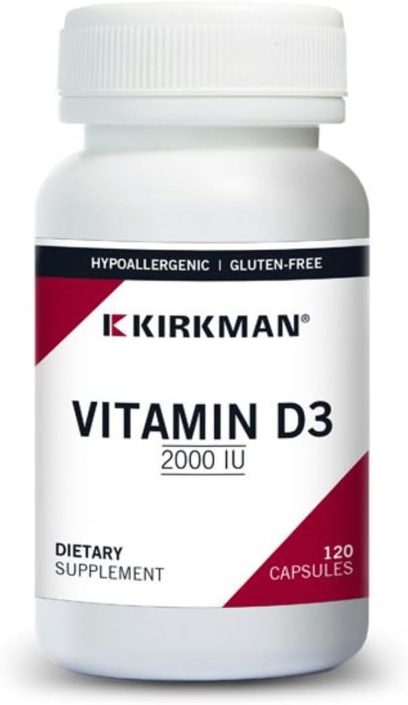 Vitamin D-3 2000 IU Capsules - Hypo - 120 ct 2