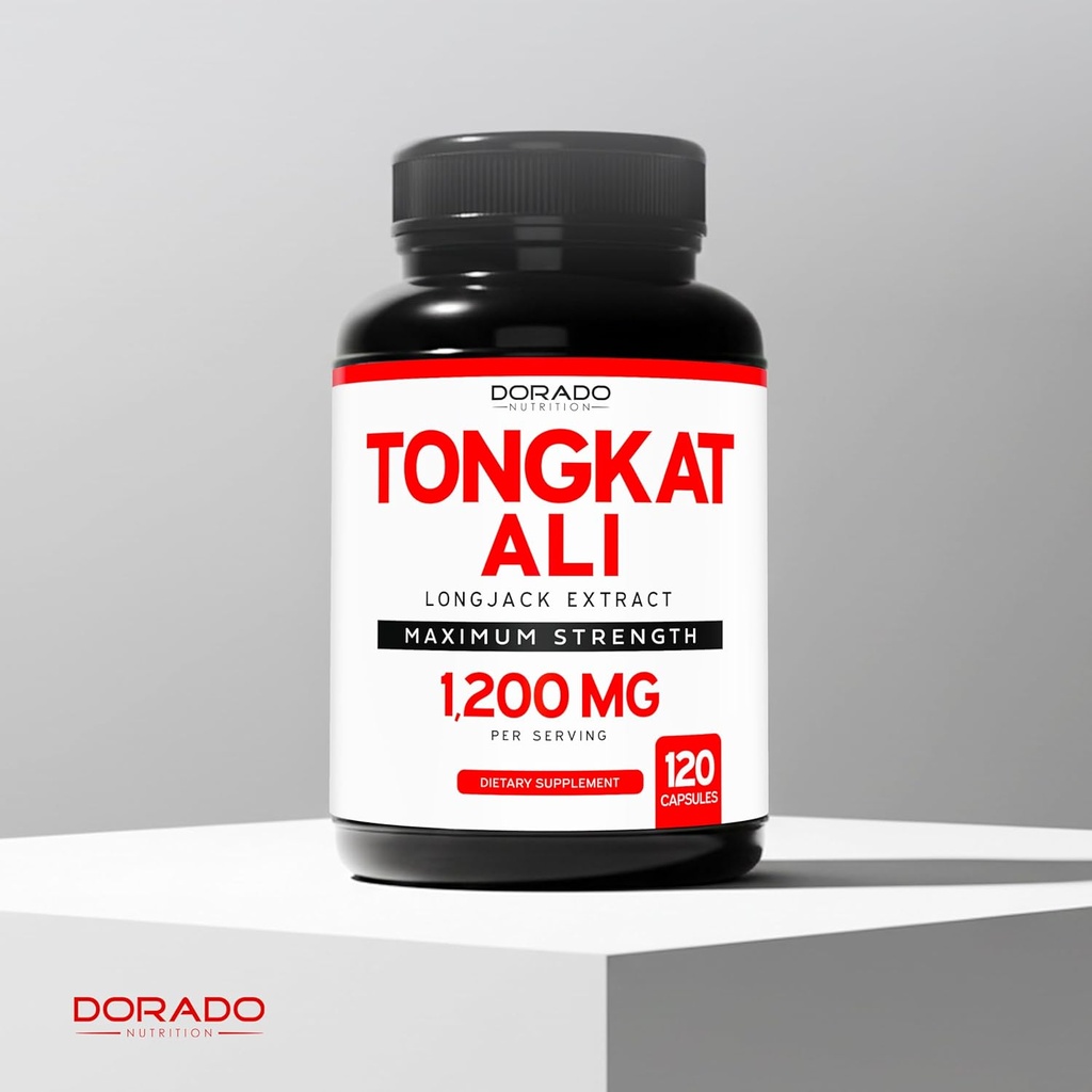 Tongkat Ali For Men (Longjack) Eurycoma Longifolia Extract 1200mg Per Serving, 120 Capsules - Longjack Tongkat Ali for Men's Health & Vitality Support - Third Party Tested, USA Made & Non-GMO 6
