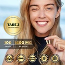 Wildcrafted Irish Sea Moss Capsules with Burdock Root & Bladderwrack - USA Made Sea Moss Advanced for Hair, Skin, Immune & Energy Levels Support - SeaMoss Pills - 100 Vegan Capsules 6