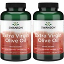 Swanson Extra Virgin Olive Oil - Natural Supplement Supporting Cardiovascular Health w/Essential Fatty Acids - Made w/Organic Cold-Pressed Olive Fruit - (120 Softgels, 1g Each) 2 Pack 2