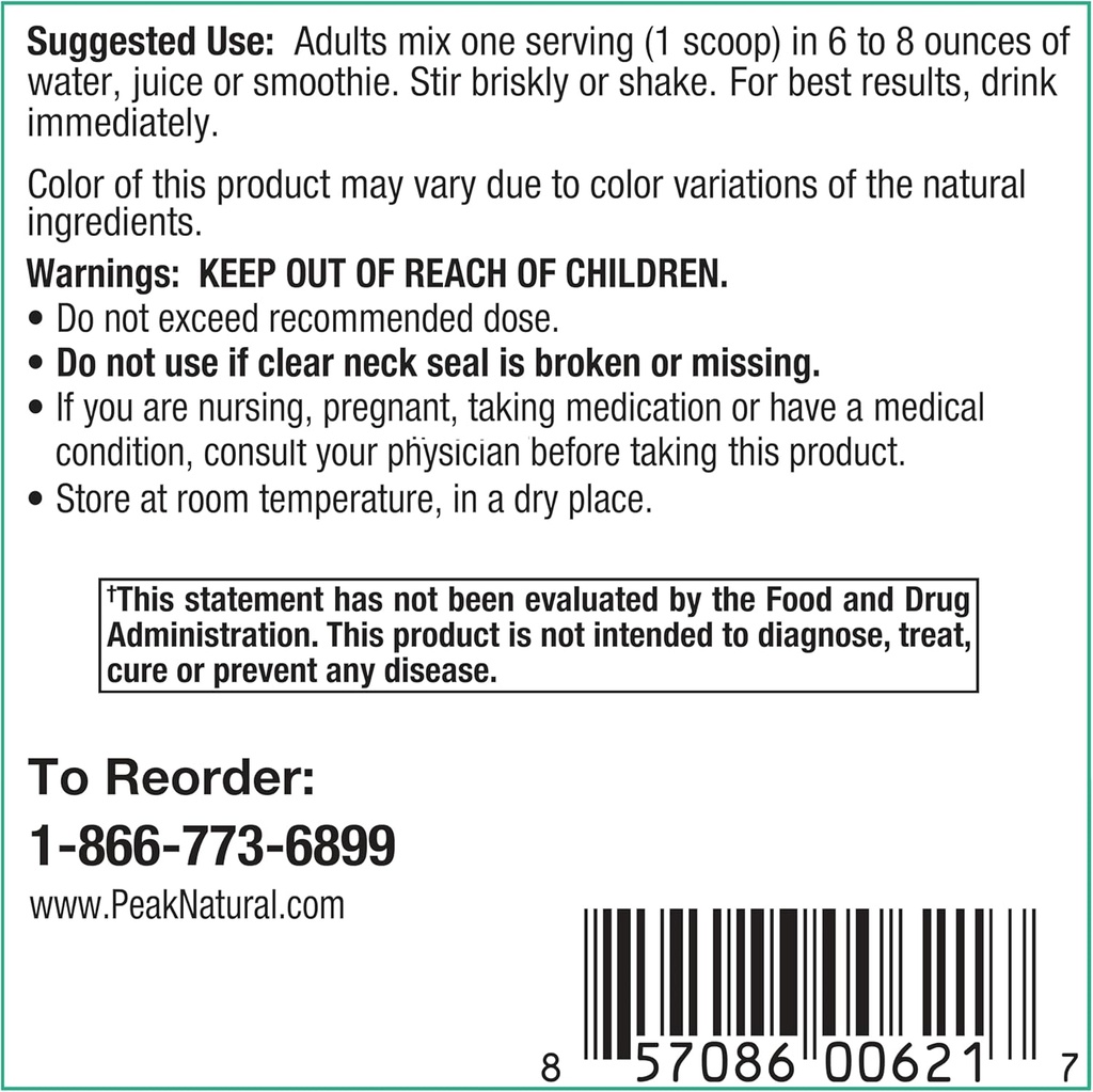 Peak Pure & Natural Peak Organic Fermented Beets - Organic Fermented Beet Powder Superfood Drink Powder - Nitric Oxide Supplement Support for Normal Blood Pressure 4