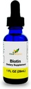 Liquid Biotin B7 – High-Absorption, Cold-Pressed D-Biotin USP, Vegan, Alcohol-Free, Sublingual Drops, No Artificial Flavors, Blue Cobalt Glass Bottle for Potency & Purity - 1 oz 2