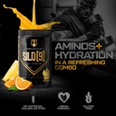 HOSSTILE SILO[9] Essential Amino Acids, EAA & BCAA Powder, Electrolyte Hydration Support, Enhance Muscle Growth & Recovery, Pre or Post Workout Drink, Blueberry Lemonade, 30 Servings 4