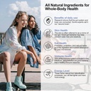 Probiotics for Women and Men, 300 Billion CFU 24 Strains Probiotics + 15 Organic Herbs Prebiotics Blend, Shelf Stable Gut Health Supplement for Digestive Immune & Whole-Body Health, 8 Month Supply 5