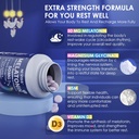 Melatonin 50 mg for Adults - Extra Strength 9-in-1 Fast Dissolve Sublingual - w/Vitamin D3 & MSM, Relaxing Herbal Blend-Ashwagandha, Lemon Balm, Passionflower,Chamomile,Sugar Free, Vegan 120 Servings 5