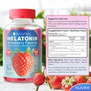 Melatonin Gummies - 10 mg Strawberry Flavored Dietary Food Supplement to Help Support Sleep - 150 Vegan Gummies 6