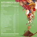 GREENPEOPLE Mushroom Powder Mushroom Supplement - 10-in-1 Mushrooms Lions Mane Powder with Reishi/Cordyceps/Chaga/Turkey Tail/Maitake/Complex for Cognitive Function & Immune Support 60 Servings 6