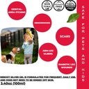 Reboot Colloidal Silver Gel - 35PPM Max Strength - First Aid & Burn Relief - Soothes Itching, Pain from Burns, Cuts, Sunburn, Skin Irritations - 3.4oz 5