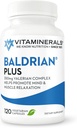 Vitaminerals 33+ Baldrian® Plus Natural Relaxing Support Standardized Valerian Extract (120) 2