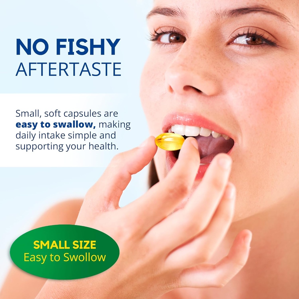 Vegan Omega 3 Supplement High Potency EPA DHA Omega 3 Supplement from Algae Oil Easy to Swallow Small Soft Gel Capsules. 5