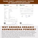 Grenera Organic Ashwagandha Powder 2.2 lbs (35.2 Ounce) (Withania somnifera) - Organic, Vegan, Kosher Certified 3