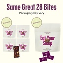 GEM Natural Deep Sleep Aid Nighttime Bite, Melatonin Free and Non-Habit Forming with L-Theanine, Magnesium, Valerian Root Extract, Earthy Herbal Chocolate Cherry (28 Servings) 3