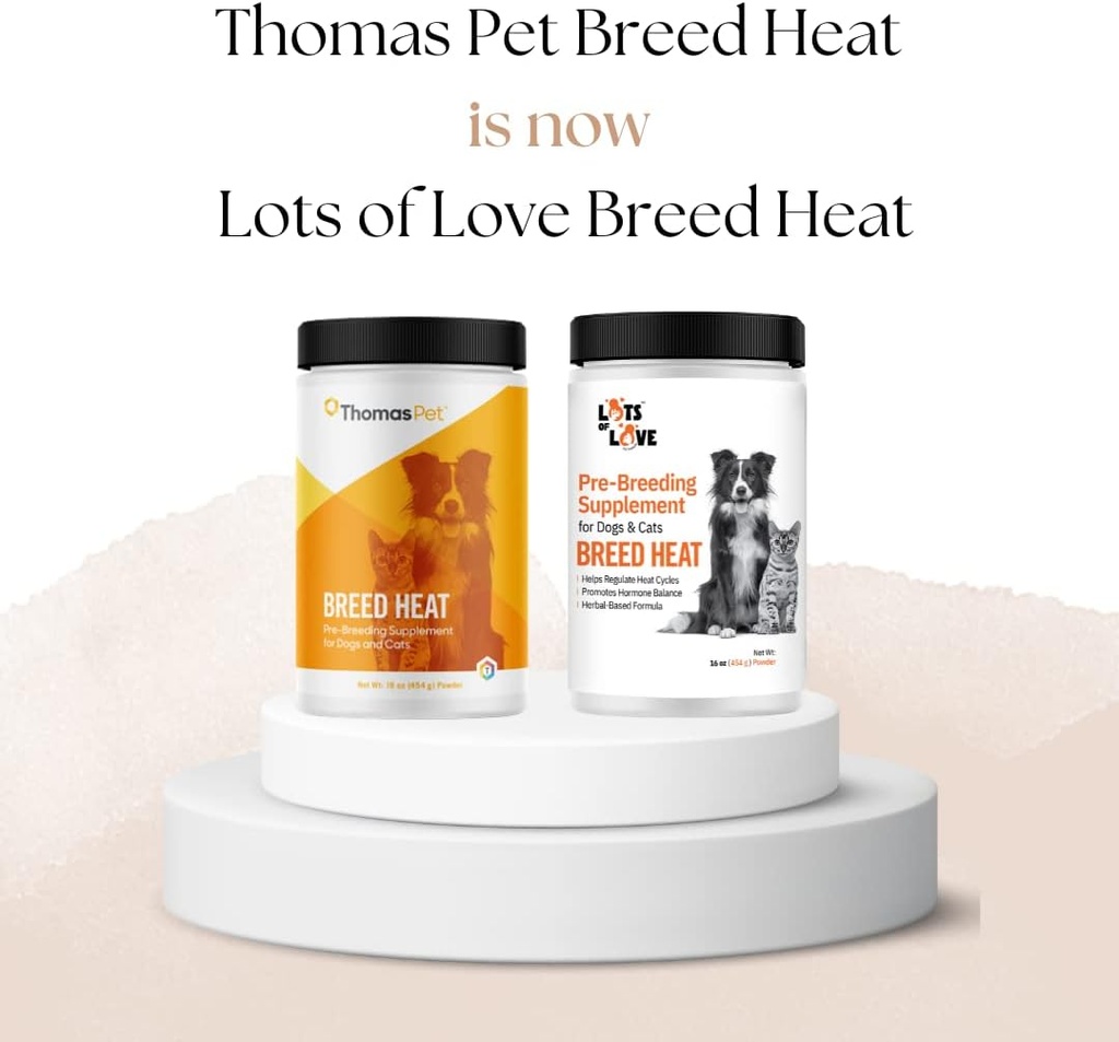Breed Heat - Breeding & Reproductive Supplement for Dogs & Cats (Formerly Thomas Labs, Same Product) - 16 oz Powder 3