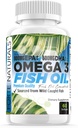 Omega 3 Fish Oil 2000mg HIGH Potency 800mg EPA DHA 600mg BURPLESS Supplement Non GMO Omega 3 Fatty Acid Supplements HIGH DOSE Fish Oil for Dogs Cats Humans Made in USA 6
