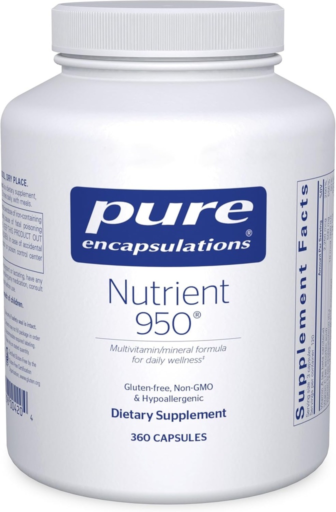 Pure Encapsulations Nutrient 950 | Multivitamin Mineral Supplement to Support Physiological Functions and a Healthy Lifestyle* | 360 Capsules 2