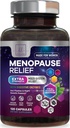 Menopause Supplements for Women with Dong Quai, Chaste Berry, Black Cohosh, 8 Billion CFU Probiotics - Hot Flash Night Sweats & Menopause Relief Probiotic for Vaginal, Digestive Health - 120 Capsules 2