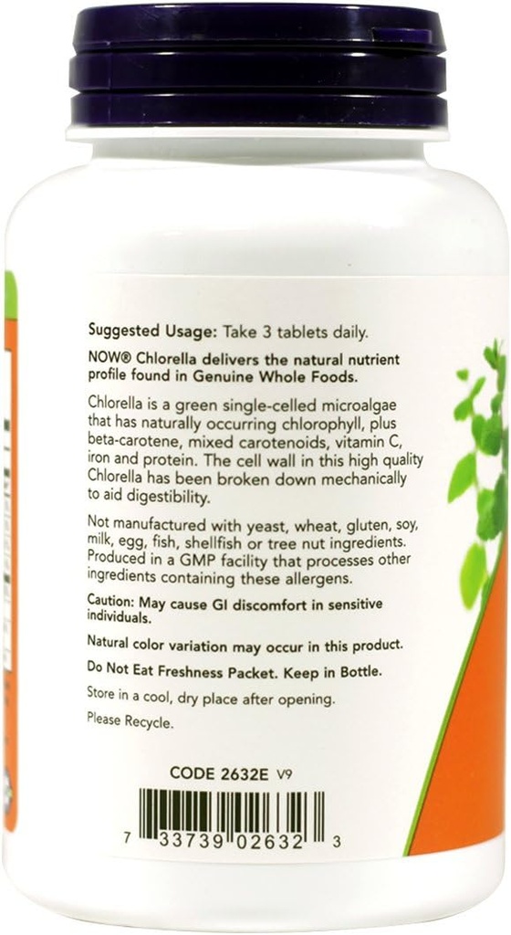 Chlorella 1000mg 120 Tablets (Pack of 2) 4