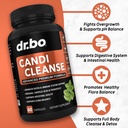 Candi Cleanse Support Supplement Pills & Drops - Organic Oregano Oil Drops Liquid & Black Walnut Wormwood - Extra Strength Natural Oral Gut Cleanser Detox Health Supplements & Caprylic Acid Capsules 3