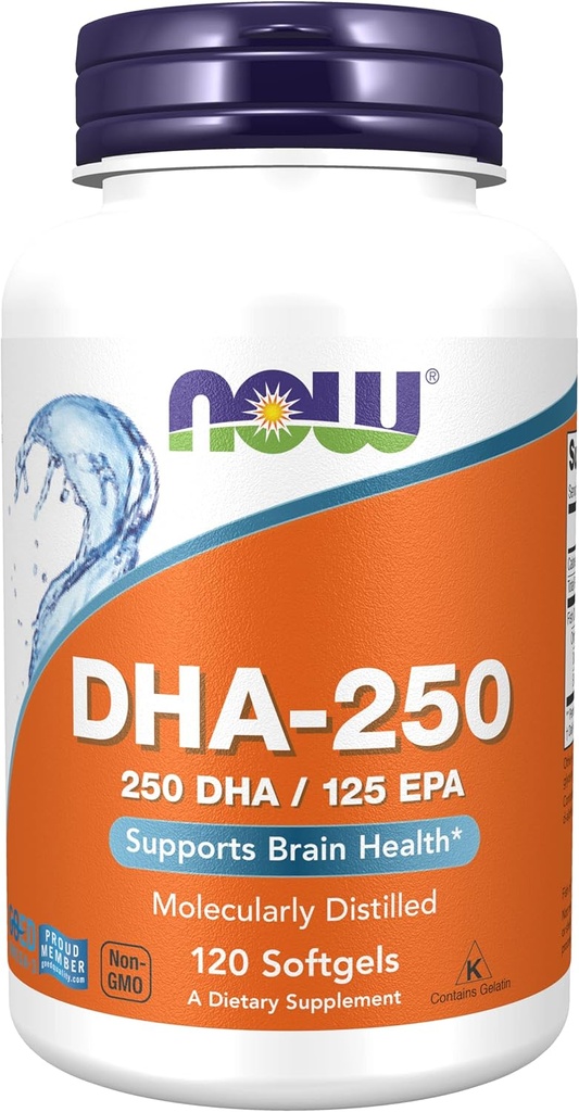 DHA-250, 50% DHA 120 Softgels (Pack of 2) 2