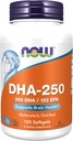 DHA-250, 50% DHA 120 Softgels (Pack of 2) 2