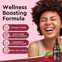 Vitamin B Complex Liquid Drops, B Vitamins Complex Supplement with B1, B2, B3, B5 B6, B7, B9 & Methyl B12 Drops for Adults & Kids, Vegan, Cherry Flavor 4